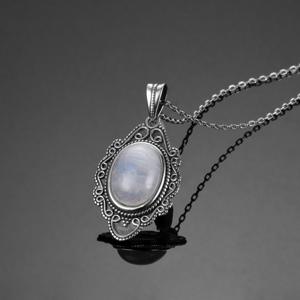 Collier Pierre de Lune Véritable - Pierre Lune