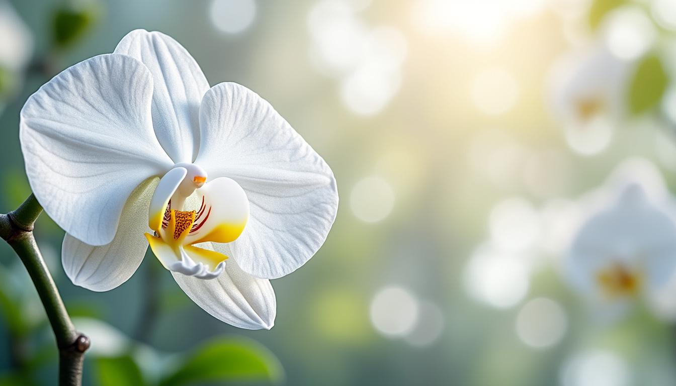 découvrez la signification de l'orchidée blanche, son symbolisme profond et les messages secrets qu'elle transmet dans différentes cultures.