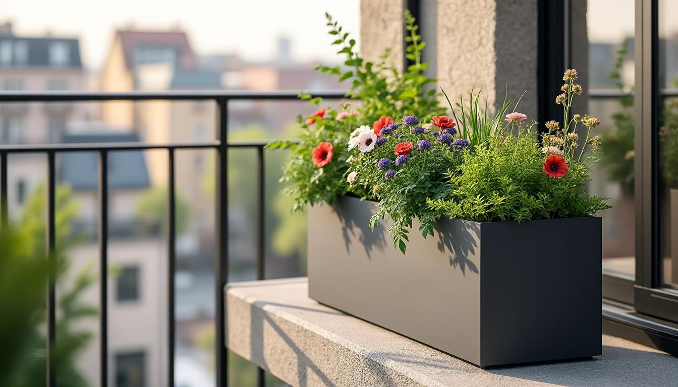 découvrez comment la jardinière emile combine harmonieusement design élégant et praticité pour sublimer et optimiser l'espace de votre balcon.