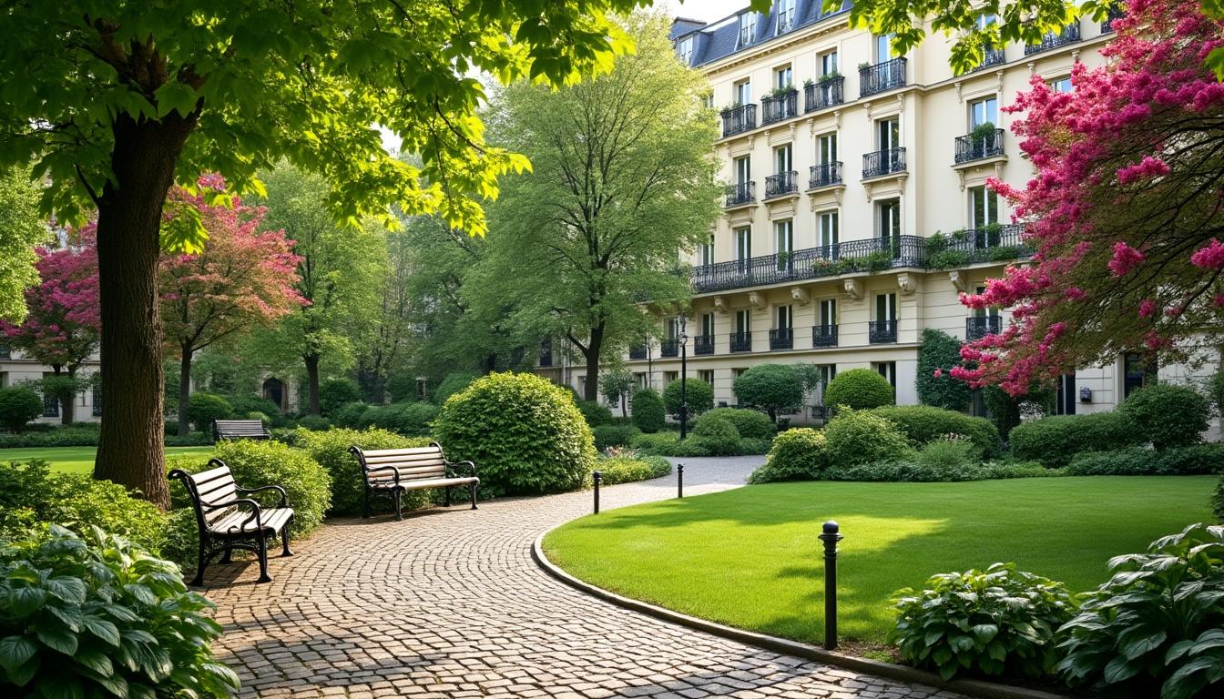 découvrez le square sarah bernhardt, un havre de paix et de verdure niché au cœur du 16e arrondissement de paris, idéal pour une promenade relaxante en pleine nature.
