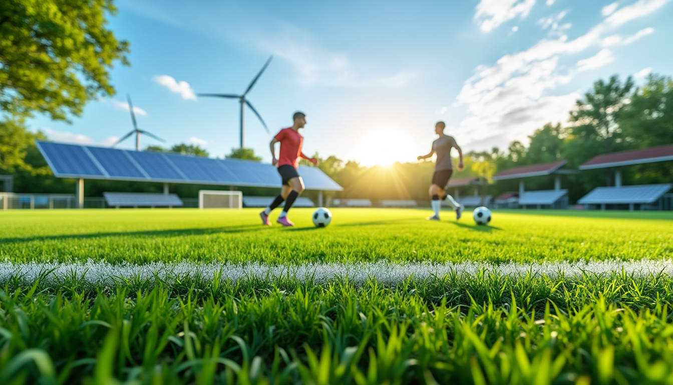 découvrez les avantages d'un terrain de football écologique pour vos entraînements : respect de l'environnement, meilleure qualité de jeu et durabilité accrue.