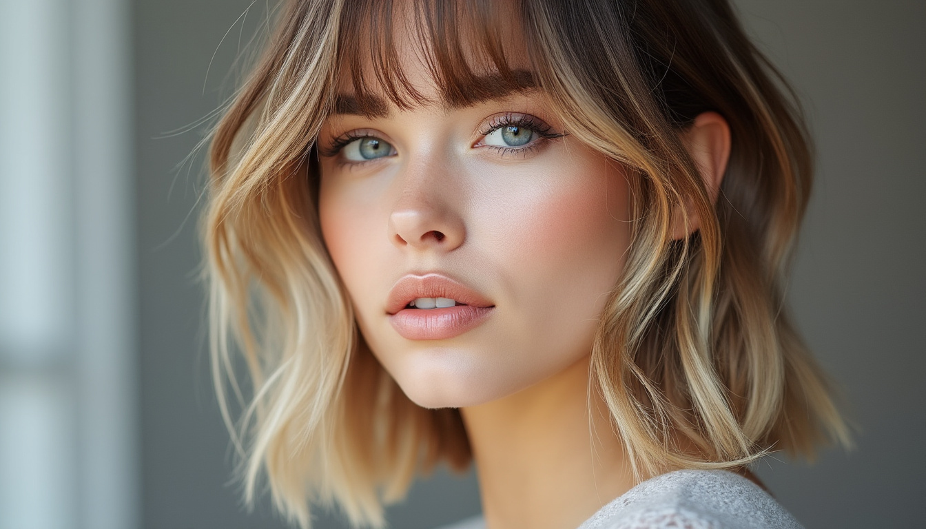 découvrez la frange effilée dégradée, l'atout charme idéal pour un look léger et moderne qui sublime votre visage avec élégance et fraîcheur.