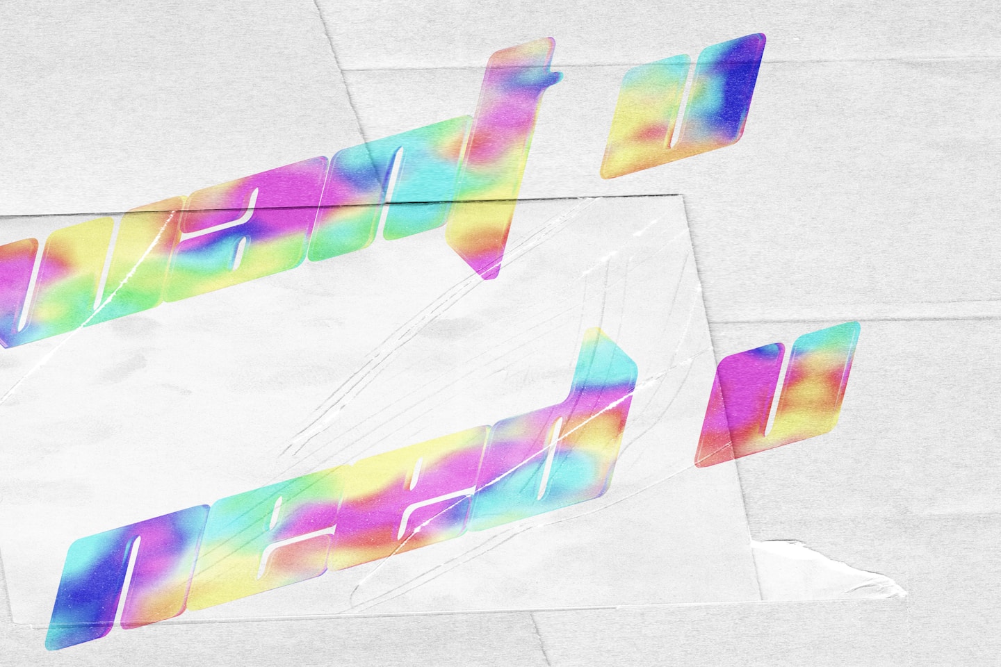 Want U Need U Text Wallpaper - Album Cover (Want U Need U by DeltaX) | Blender 3D