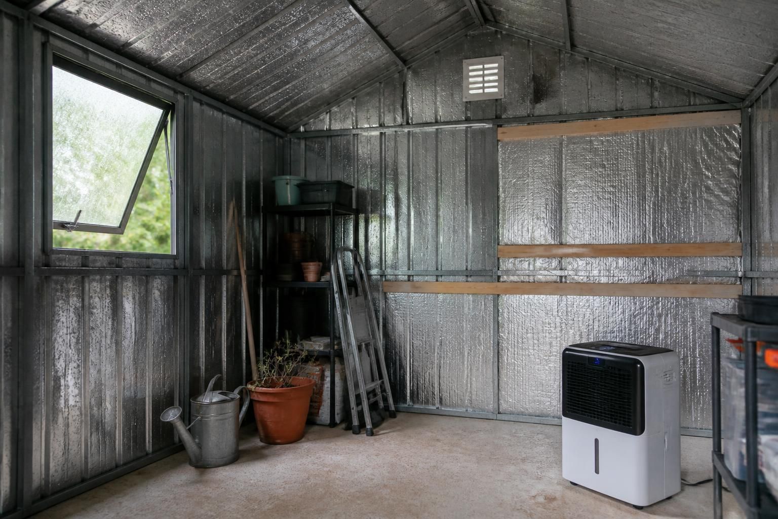 découvrez les causes courantes de la condensation dans un abri de jardin métallique et apprenez des solutions efficaces pour prévenir l'humidité et protéger votre abri.