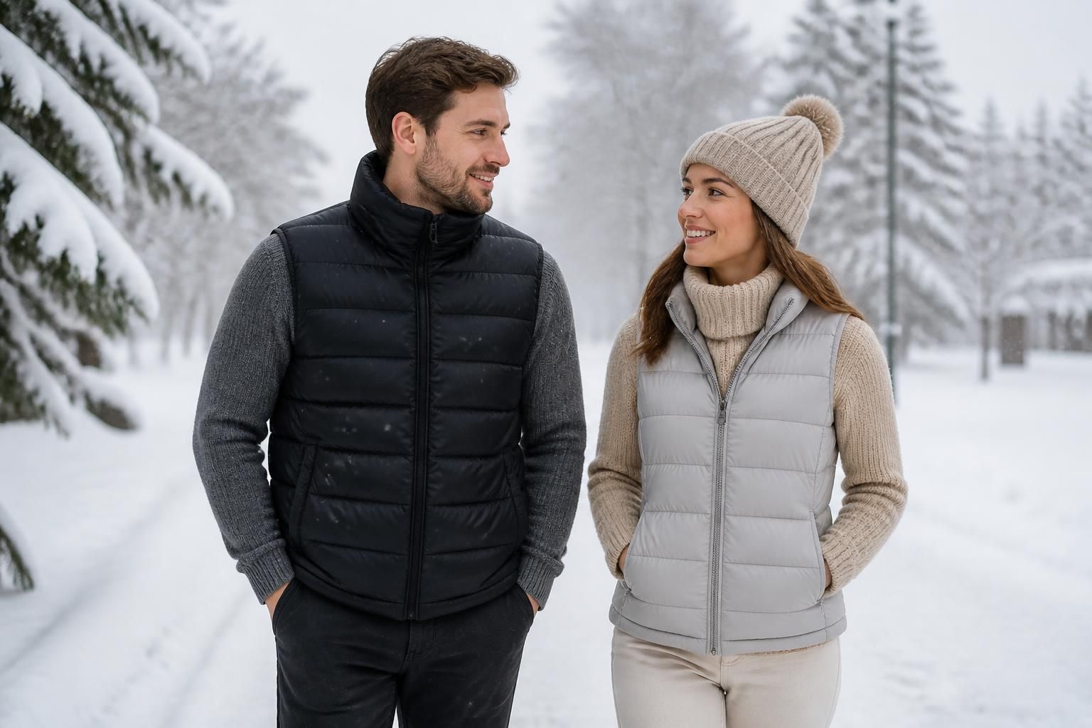 découvrez notre doudoune sans manche chaude pour femme et homme, idéale pour affronter le froid avec style et confort tout au long de la saison.