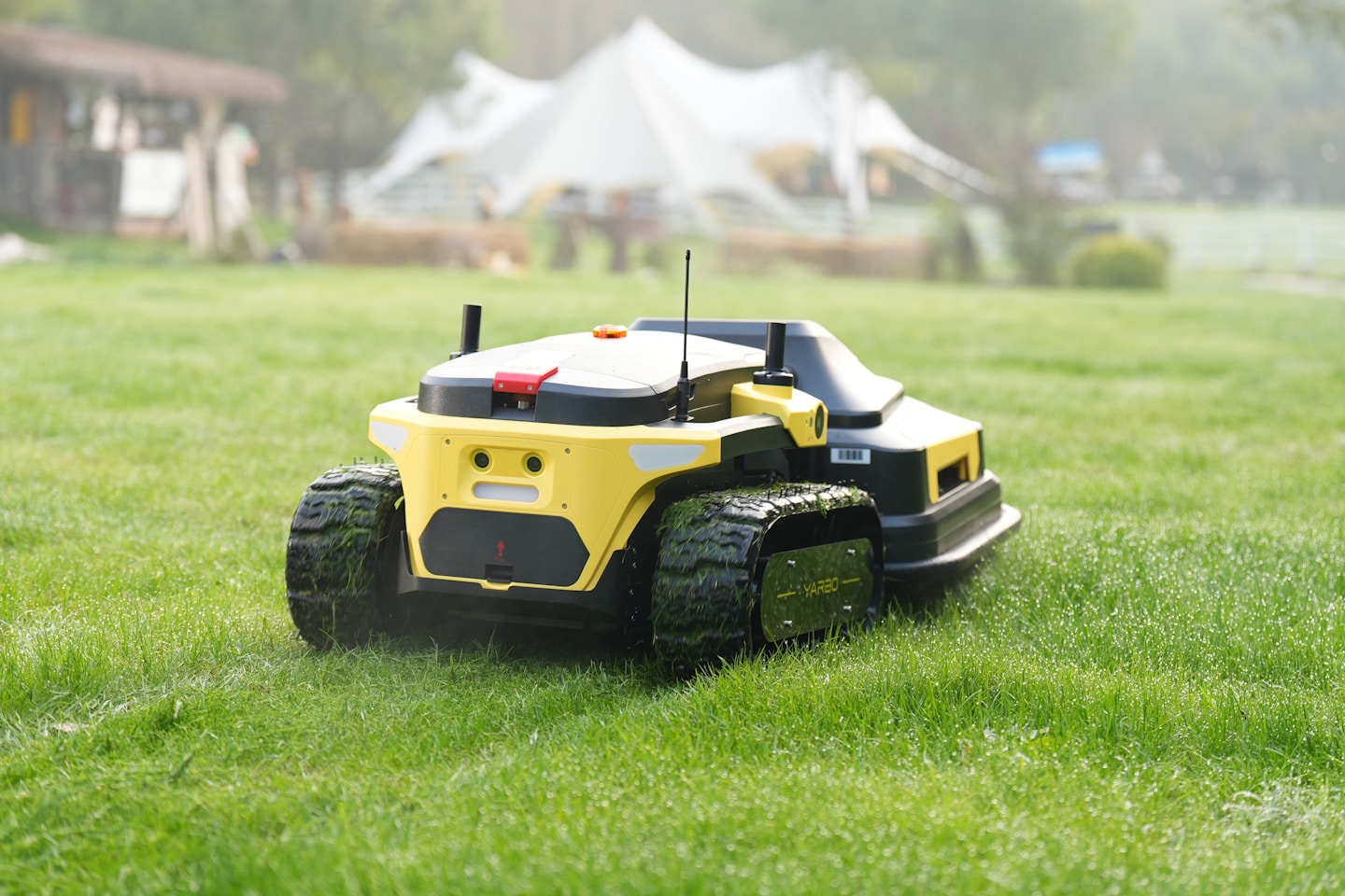 Yarbo's autonomous lawn mower. A multipurpose lawn care robot that allows you to sit back and relax while it takes care of all the mower for you.
