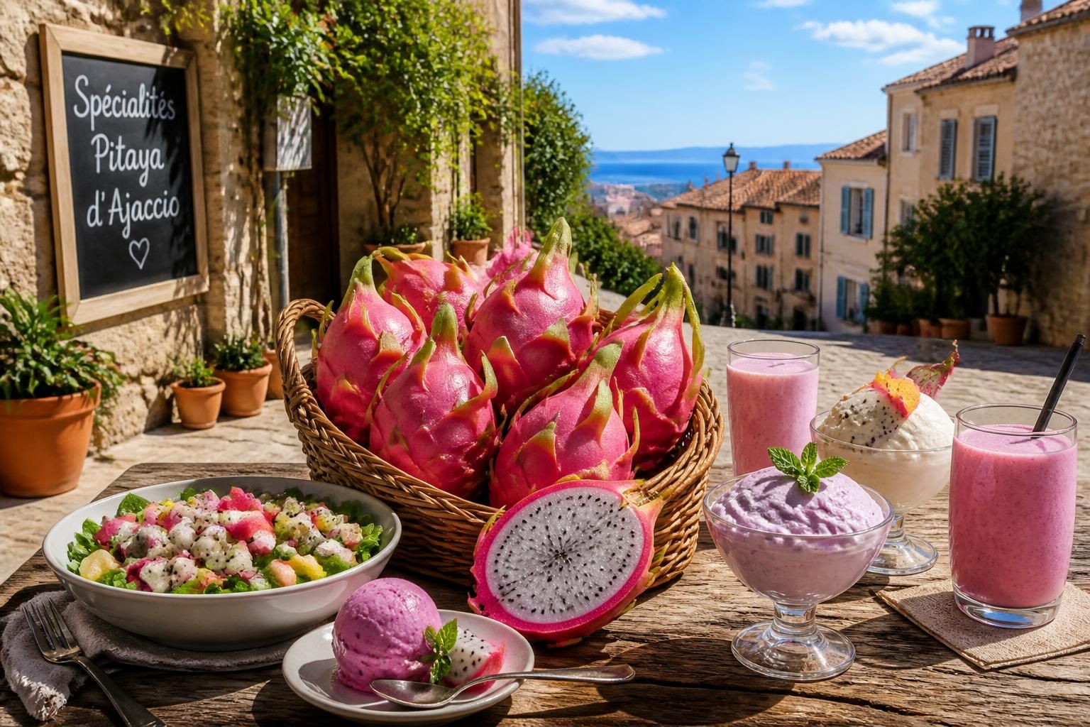 découvrez le pitaya, fruit exotique aux saveurs uniques, et explorez ses spécialités culinaires à ajaccio pour une expérience gustative originale.