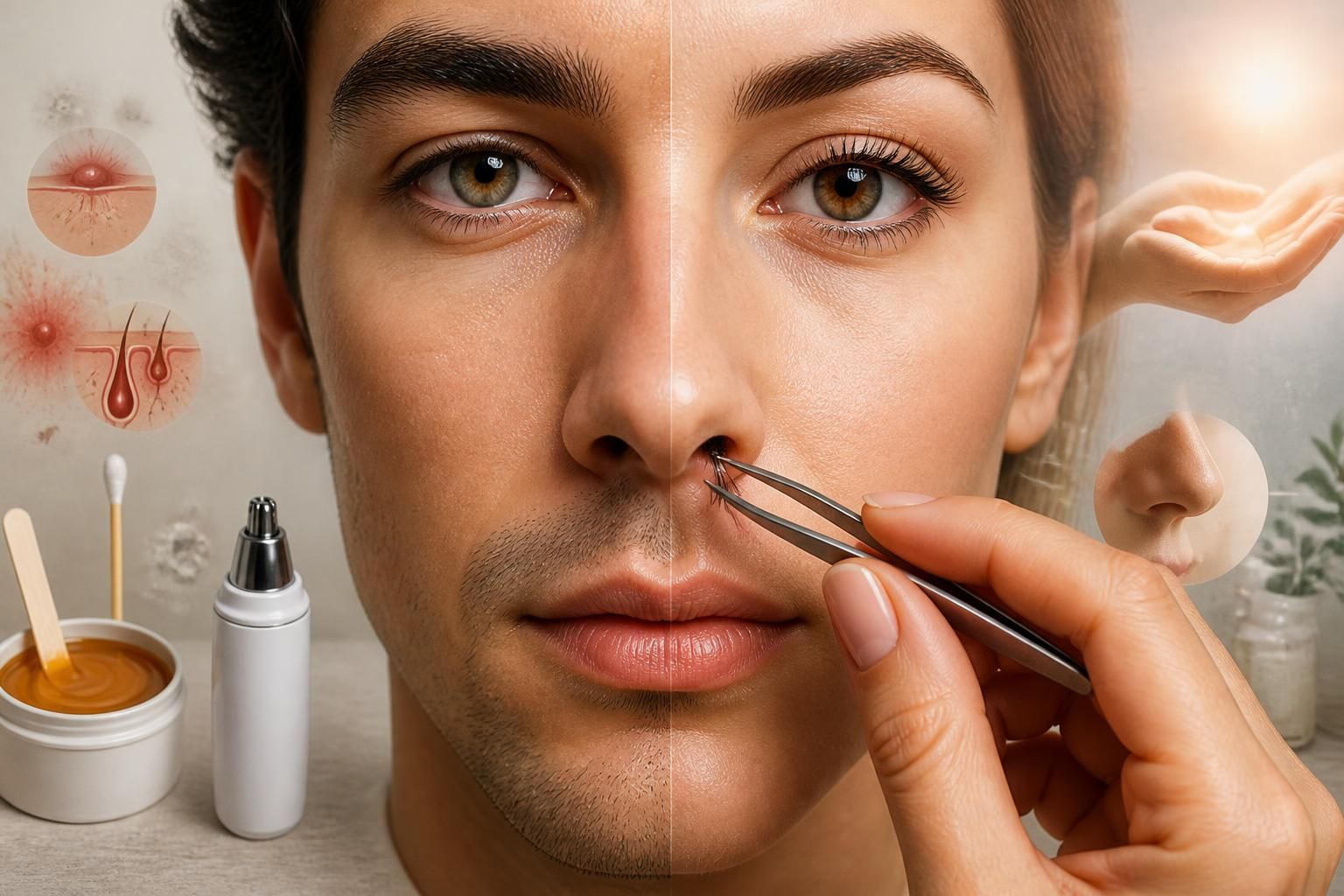 découvrez les dangers et les meilleures méthodes pour épiler les poils du nez en toute sécurité. conseils pratiques pour femmes et hommes afin de garder un nez propre et soigné sans risques.