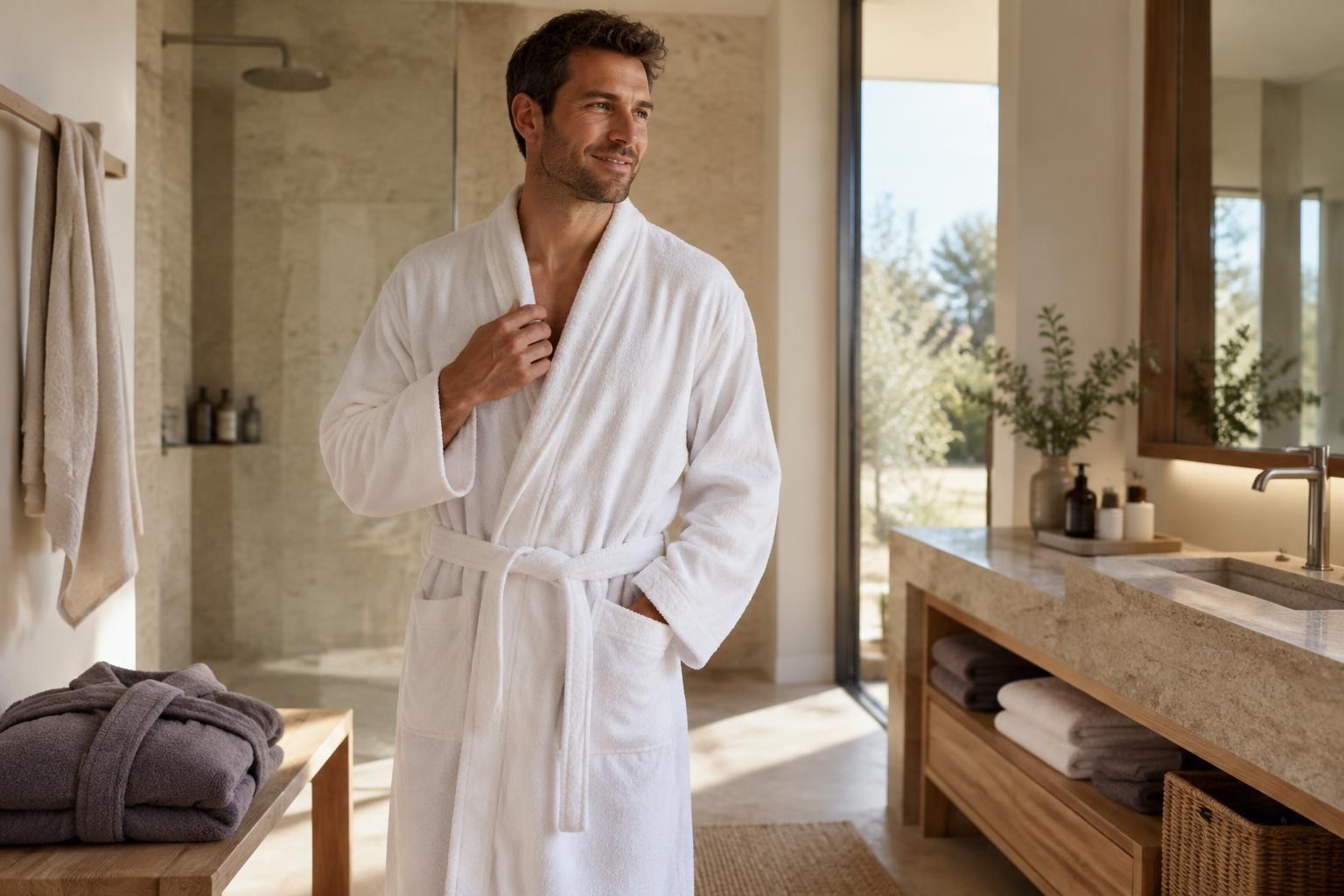 découvrez comment choisir un peignoir ou une sortie de bain pour homme confortable, adapté à vos besoins, à votre style et à vos moments de détente.