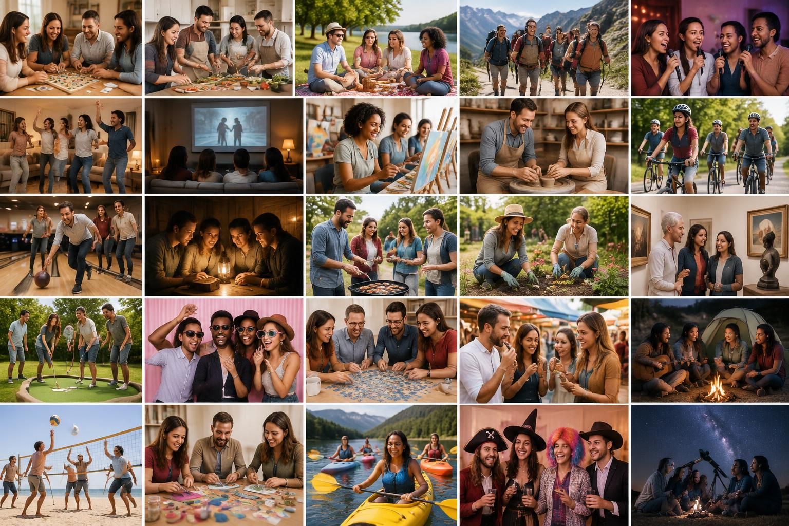 découvrez 25 activités à faire entre amis pour sortir de la routine, partager de bons moments et trouver l’inspiration quand les idées manquent.