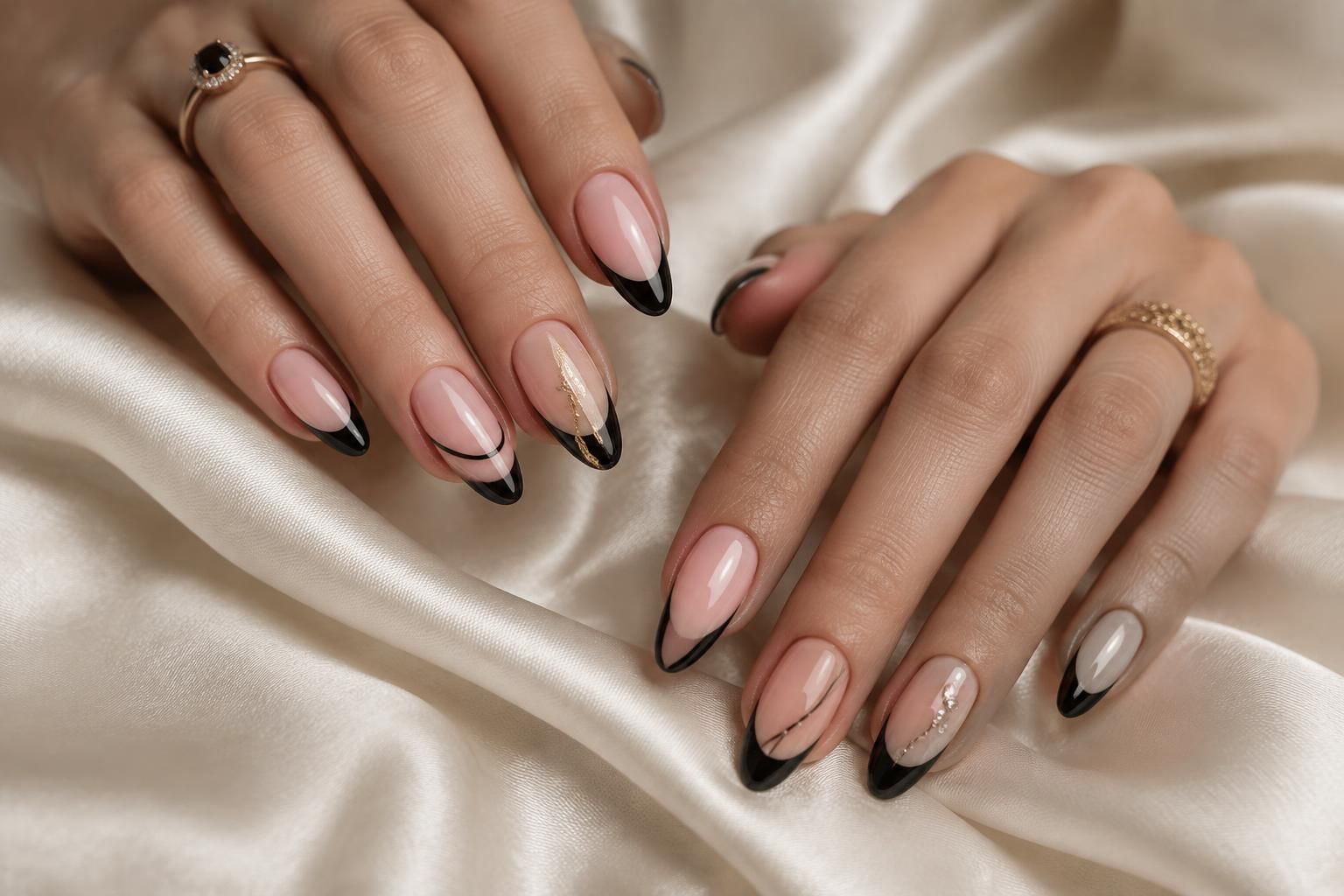 découvrez des idées de nail art french noir, élégantes et modernes, pour sublimer vos ongles avec une touche chic en toute occasion.